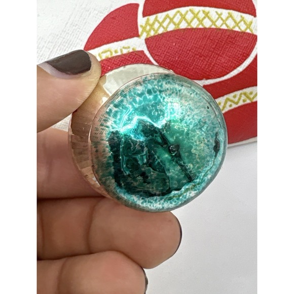 Vintage Mercury Glass Red Fairytale Style Mushroom Christmas Ornament - Picture 11 of 11